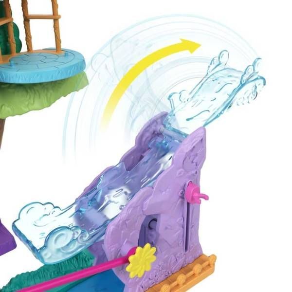 Игровой набор Mattel Polly Pocket Приключения животных в домике на дереве HHJ06 / HJJ98