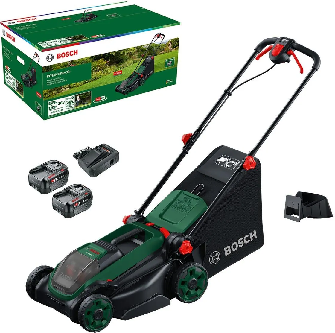 Газонокосилка аккумуляторная Bosch ROTAK18V2-38 06008B9M00