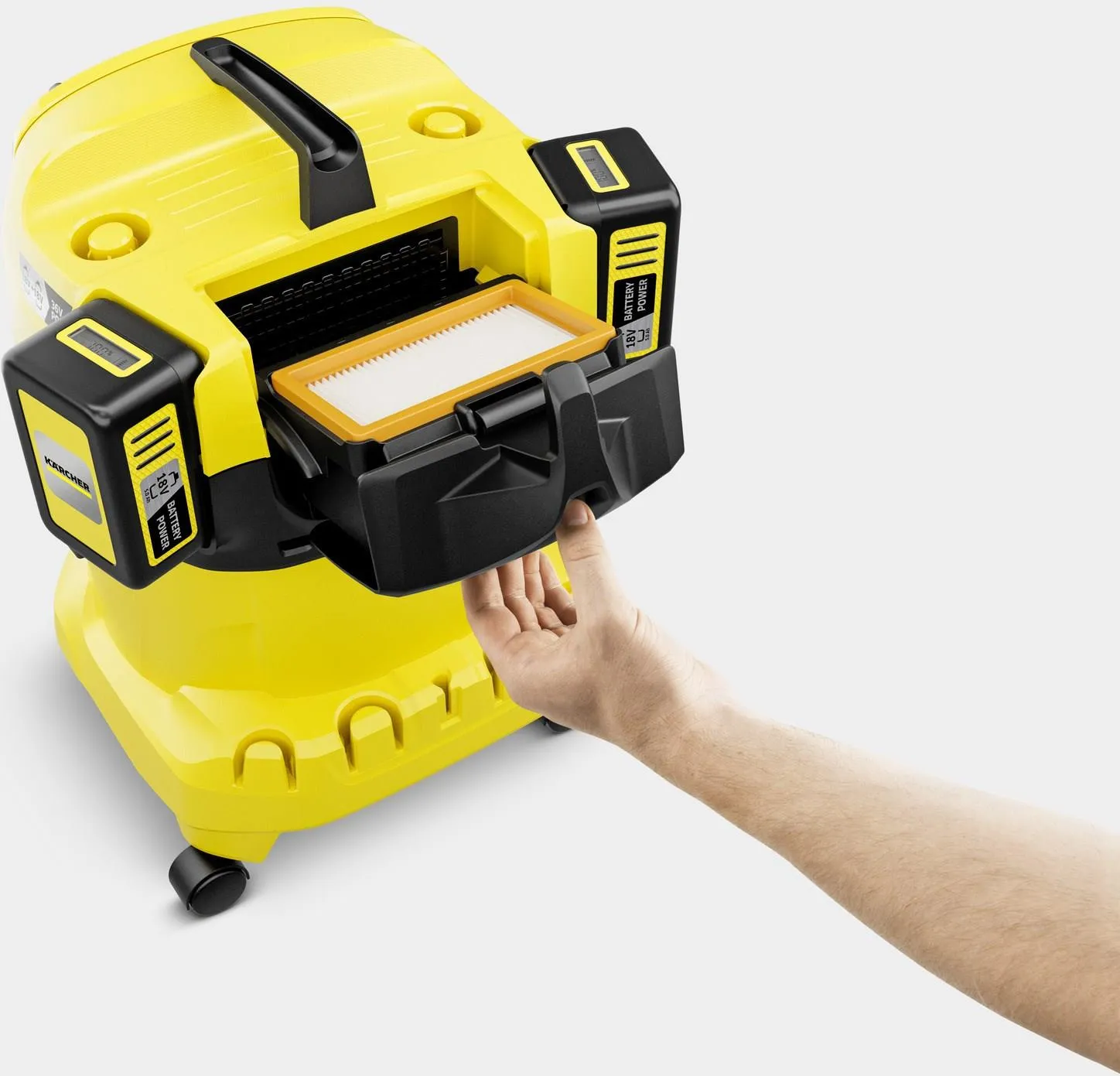 Пылесос Karcher WD 4-18 с двумя батареями 1.628-601.0