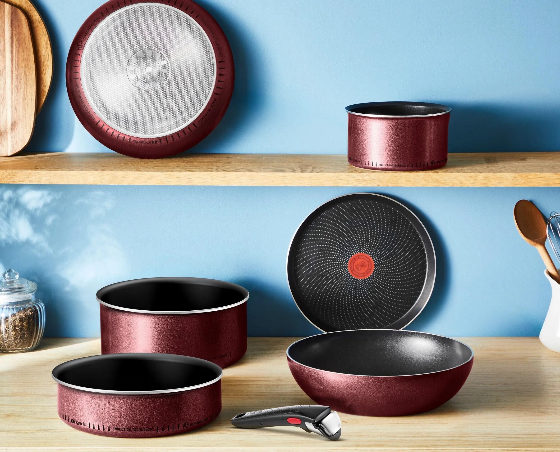 Набор посуды Tefal Ingenio Simply Cook 5 предметов L7249602