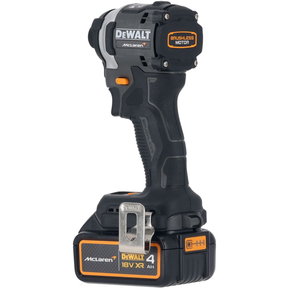 Аккумуляторный ударный шуруповерт DeWalt DCF85ME2GT-QW McLaren Limited Edition 18V 2x1,7Ah POWERSTACK 208Nm TSTAK