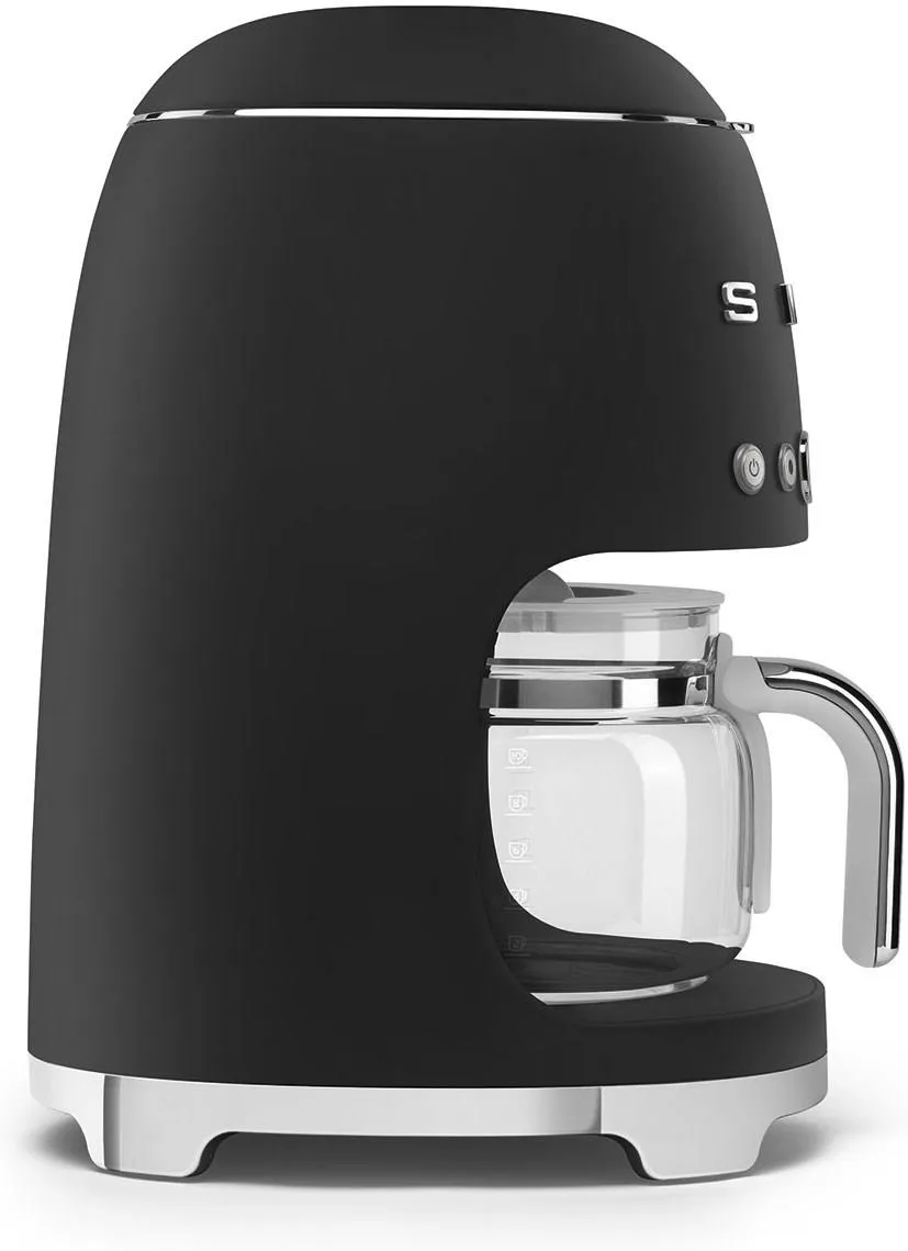 Кофеварка капельная Smeg DCF02, матово-черная