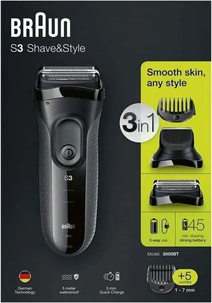 Электробритва Braun Series 3 3000BT