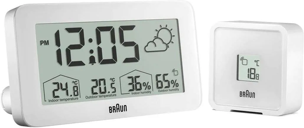 Погодная станция BRAUN BC13WP (цвет белый)