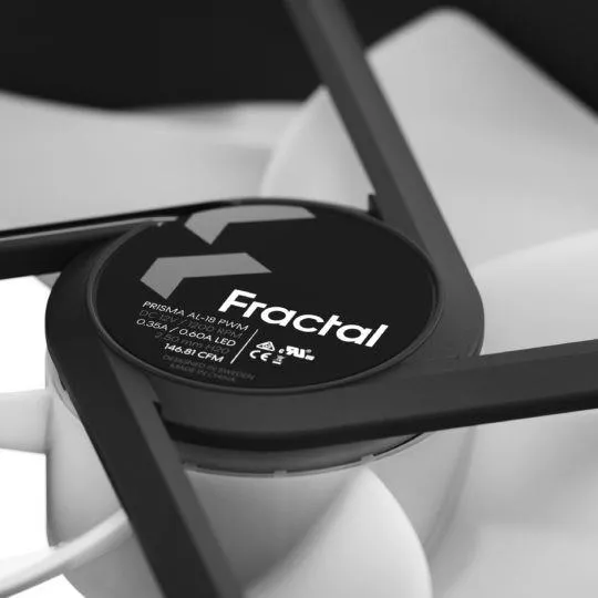 Кулер для корпуса Fractal Design FD-E Prisma AL-18 ARGB 180mm single pack PWM