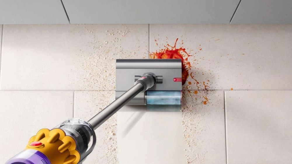 Моющий вертикальный пылесос Dyson V12 Detect Submarine SV46 с лазером