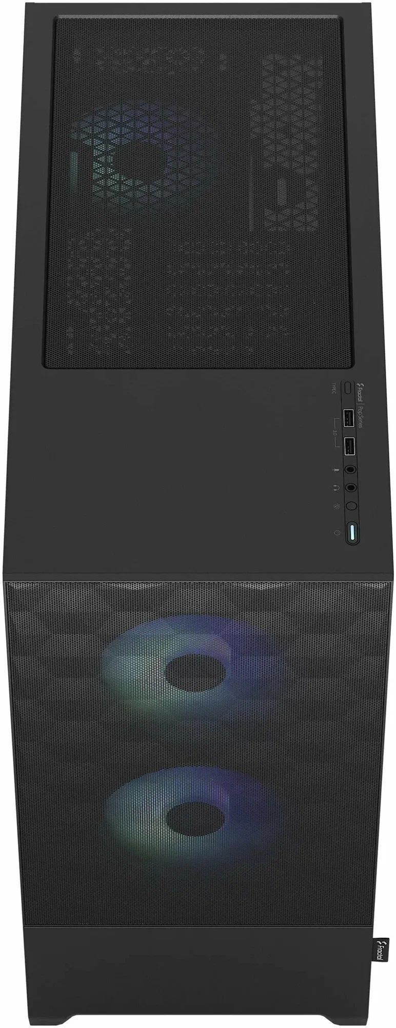 Компьютерный корпус Fractal Design Pop Air RGB черный (FDCPOR1A06) (FD-CPOR1-A06)