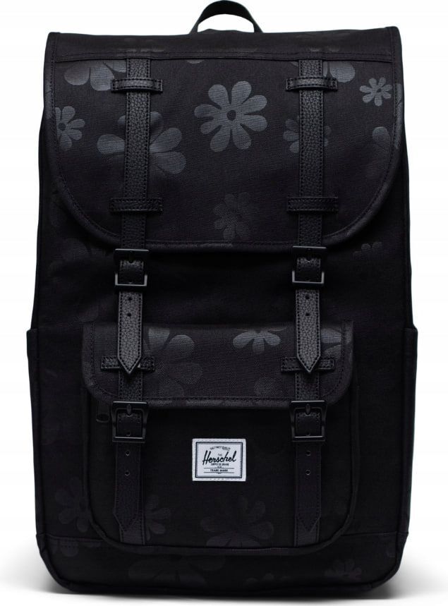 Рюкзак Herschel Little America Mid 20L Black Floral Sun