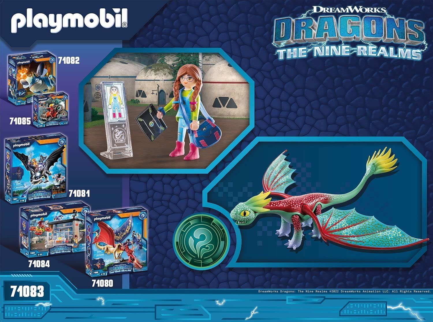 Конструктор Playmobil Dragons 71083 Перья и Алекс