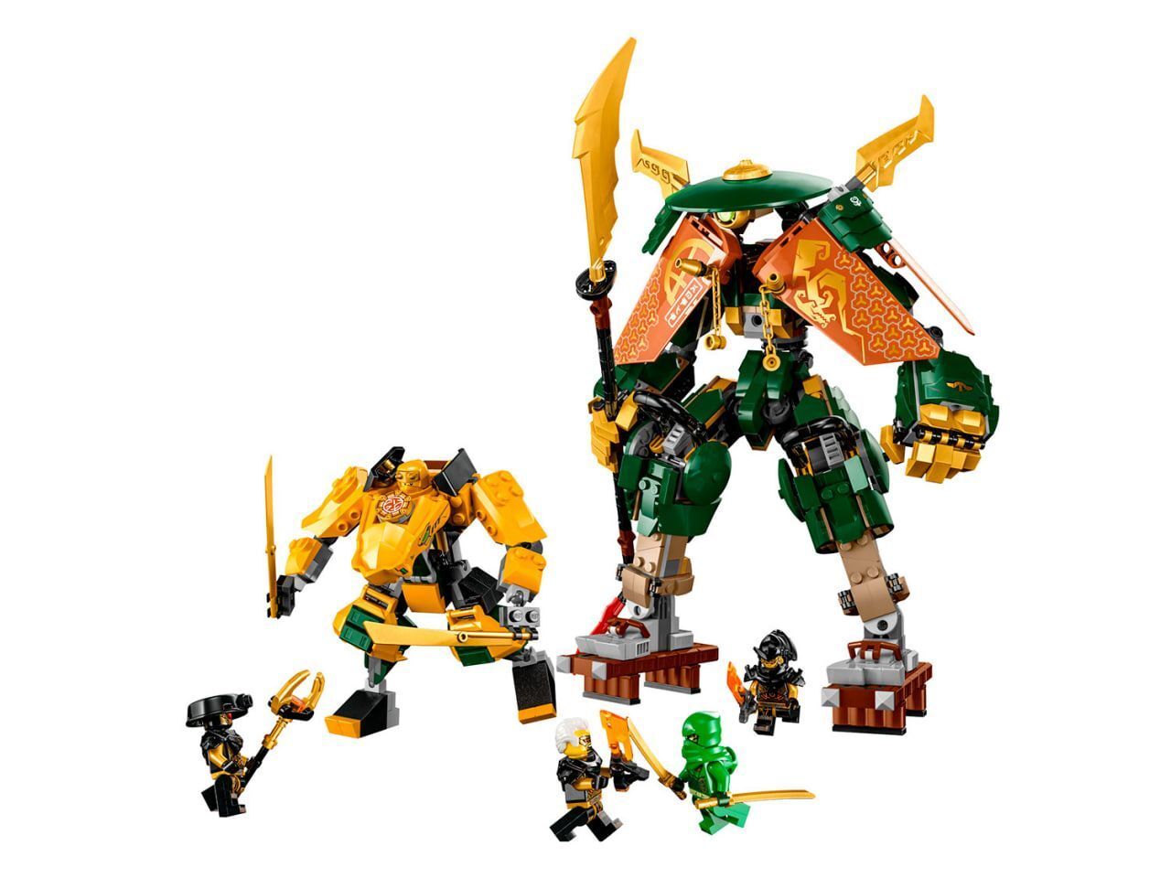 LEGO Ninjago 71794 Роботы команды ниндзя Ллойда и Арин