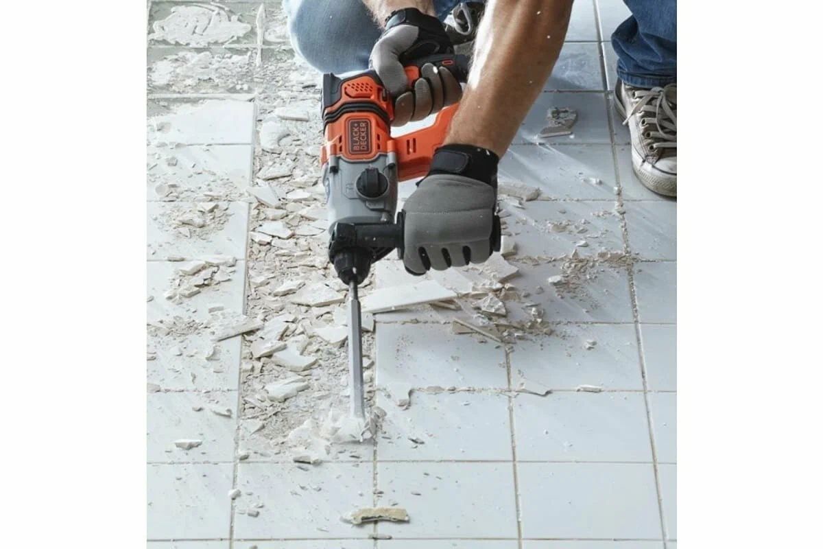 Перфоратор аккумуляторный BLACK+DECKER BCD900B, без аккумулятора