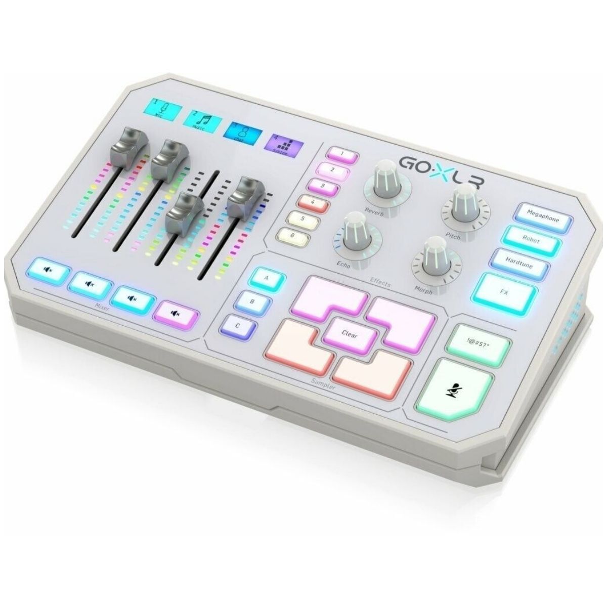 Внешняя звуковая карта TC-Helicon Go XLR, белый