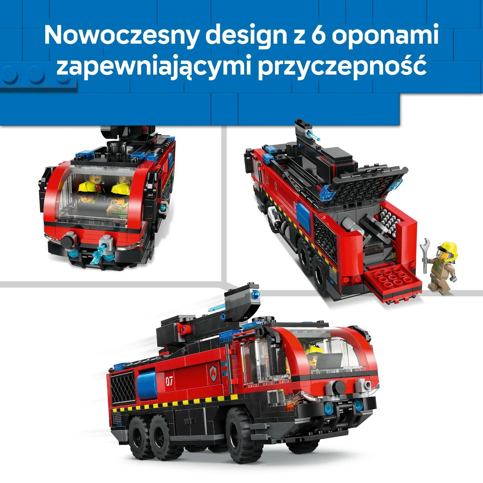 Конструктор LEGO City 60499 Пожарная машина аэропорта