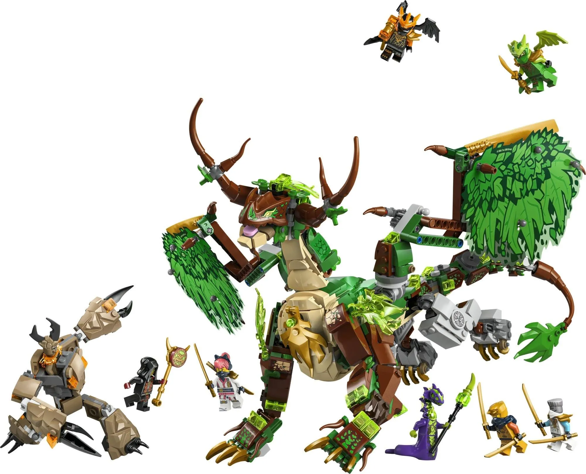 Конструктор LEGO NINJAGO 71859 Дымящаяся деревня