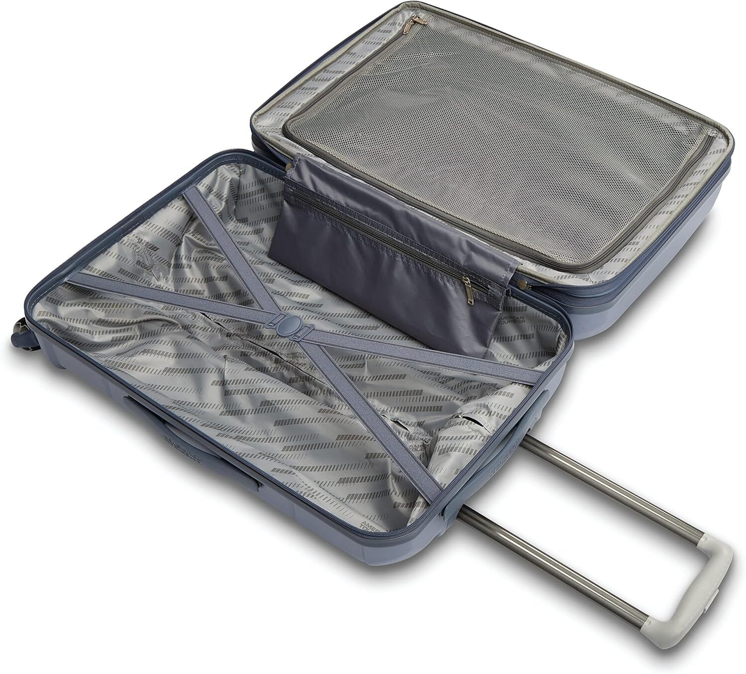 American Tourister Stratum 2.0 жёсткий чемодан с увеличивающимся объёмом и вращающимися колёсами