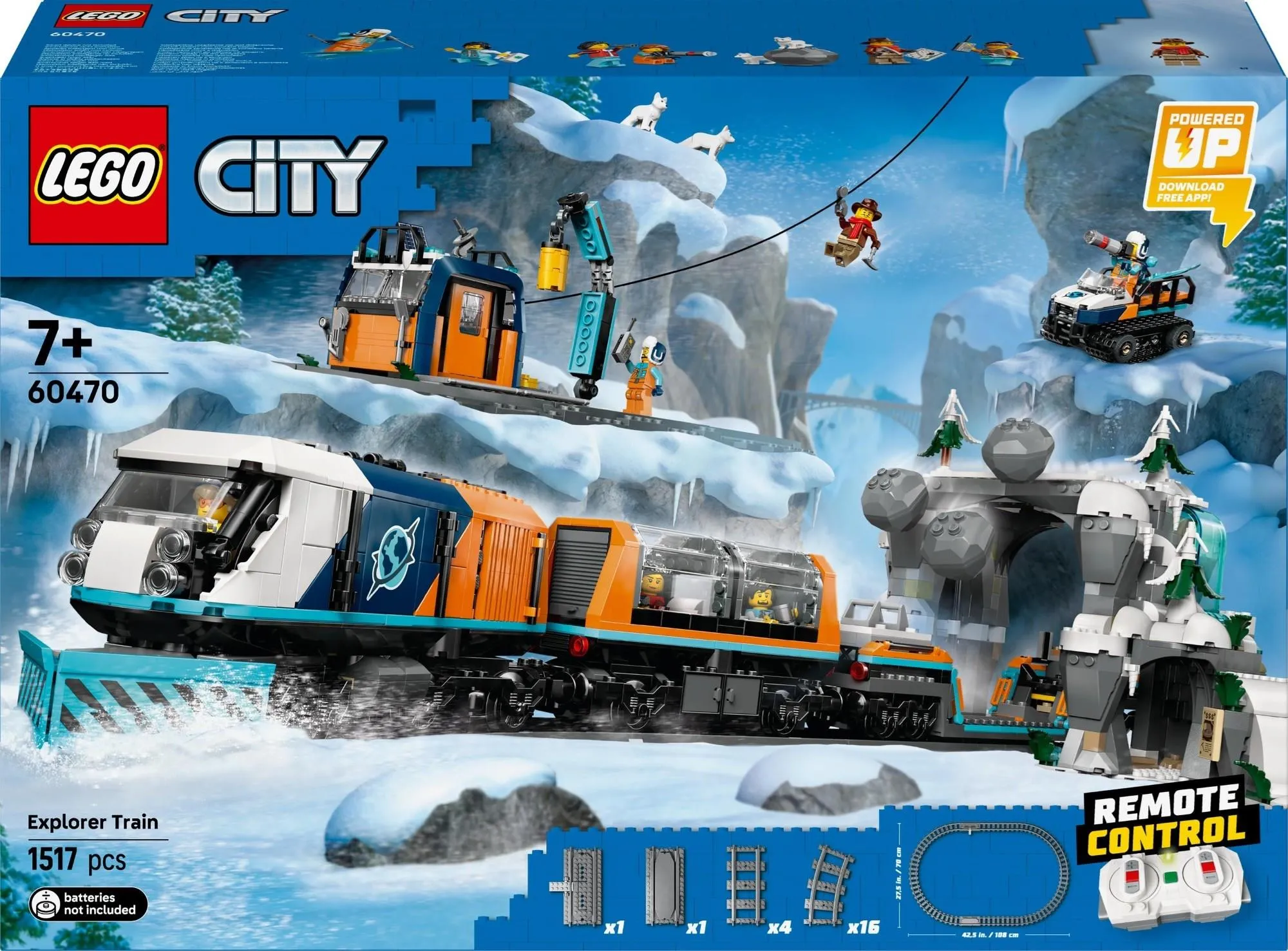 Конструктор LEGO City 60470 Экспресс арктических исследователей