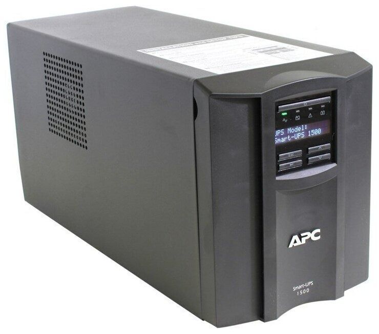 Интерактивный ИБП APC by Schneider Electric Smart-UPS SMT1500I черный