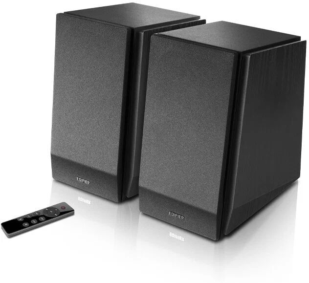 Колонки Edifier R1855DB Black мощность 70 Вт, Bluetooth v5 пульт. чёрные