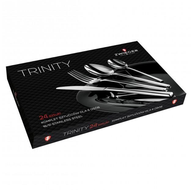 ZWIEGER Trinity 24 pcs - набор столовых приборов на 6 персон, нержавеющая сталь