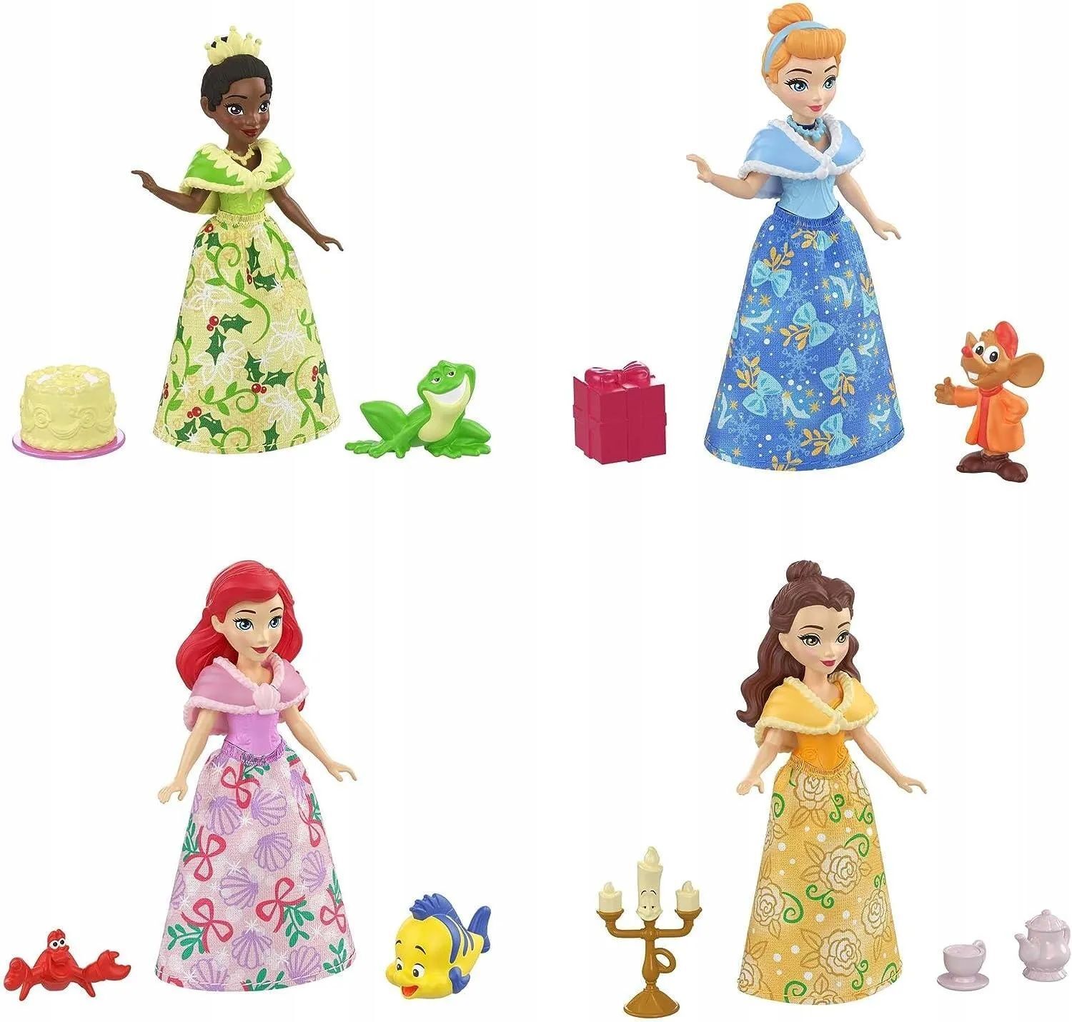Куклы принцессы Дисней Mattel - Адвент-календарь с 24 сюрпризами - Игрушки принцессы Диснея HLX06