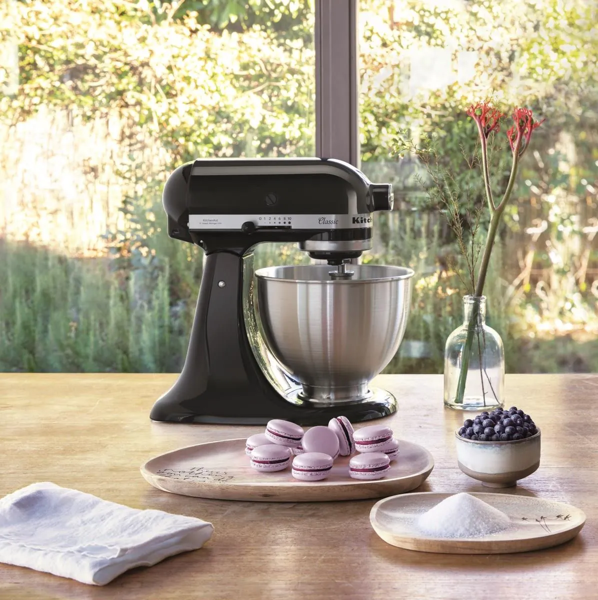 Планетарный миксер KitchenAid Classic 5K45SSEOB, чёрный