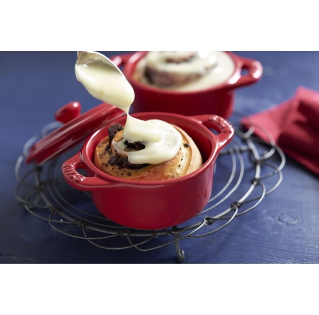 Набор керамических форм для запекания (4 предмета) STAUB Mini Cocotte Ceramique, 10 см, вишнево-красный 405081580