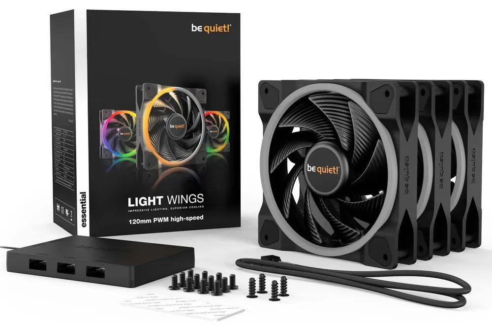 Вентилятор be quiet! LIGHT WINGS 120mm PWM High-Speed Triple Pack