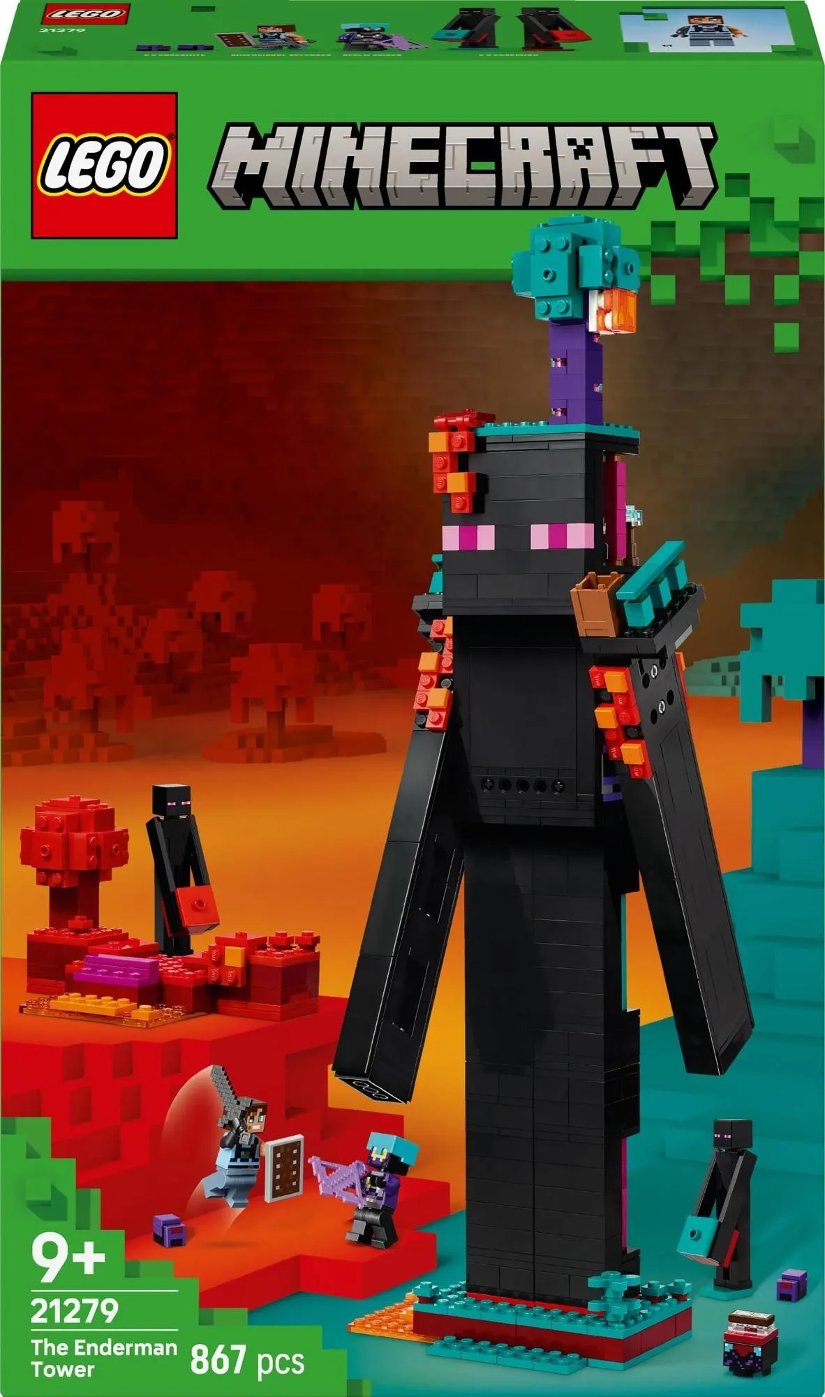 Конструктор LEGO Minecraft 21279 Башня эндермена