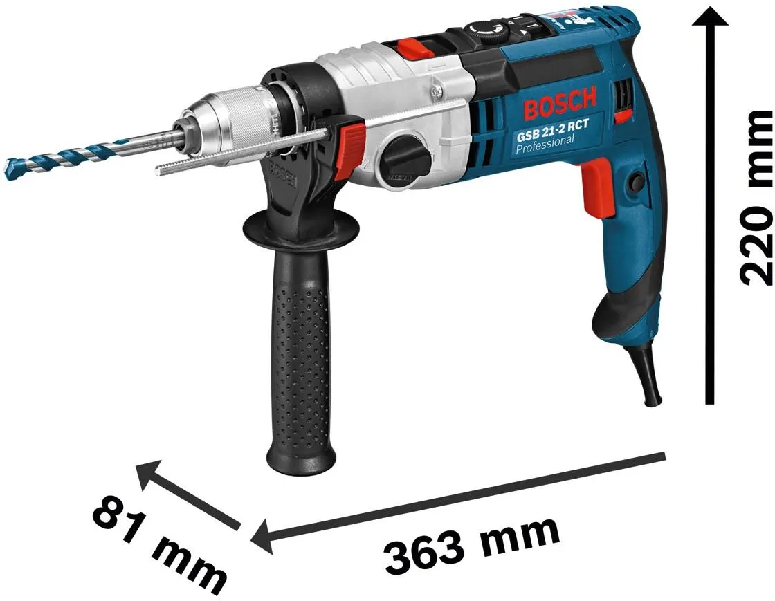 Ударная дрель Bosch GSB 21-2 RCT Professional 060119C700