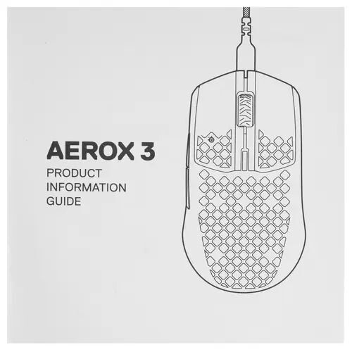 Мышь проводная Steelseries Aerox 3 Snow 62603 белый