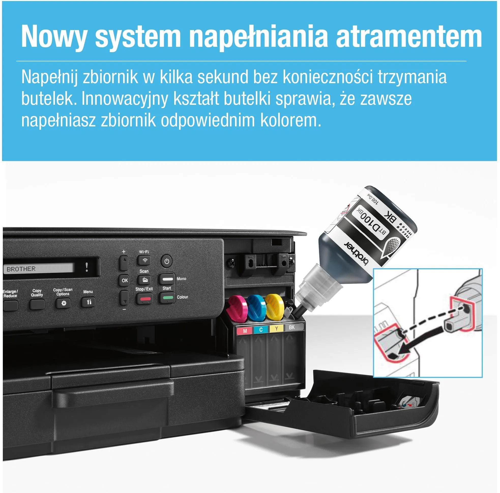 МФУ Brother InkBenefit DCP-T530DW