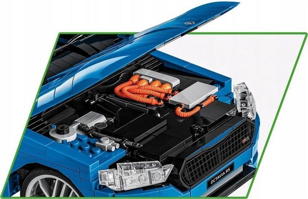 Конструктор пластиковый Cobi Skoda Octavia RS - Шкода Октавия - 2405эл. - Коби 24343