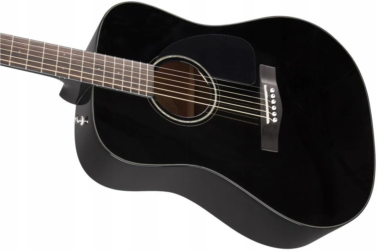 Гитара акустическая Fender CD-60 Black V3 с кейсом