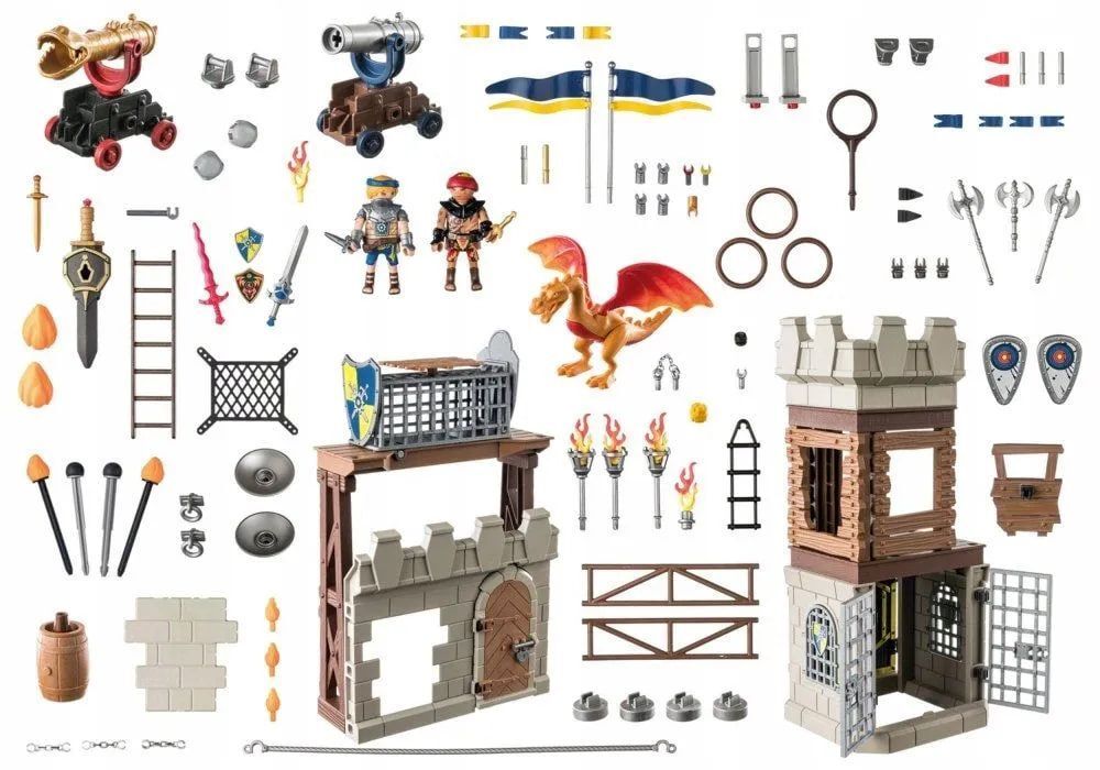 Конструктор Playmobil Novelmore - Турнирный стадион Бёрнем Рейдерс - Плеймобиль 71298
