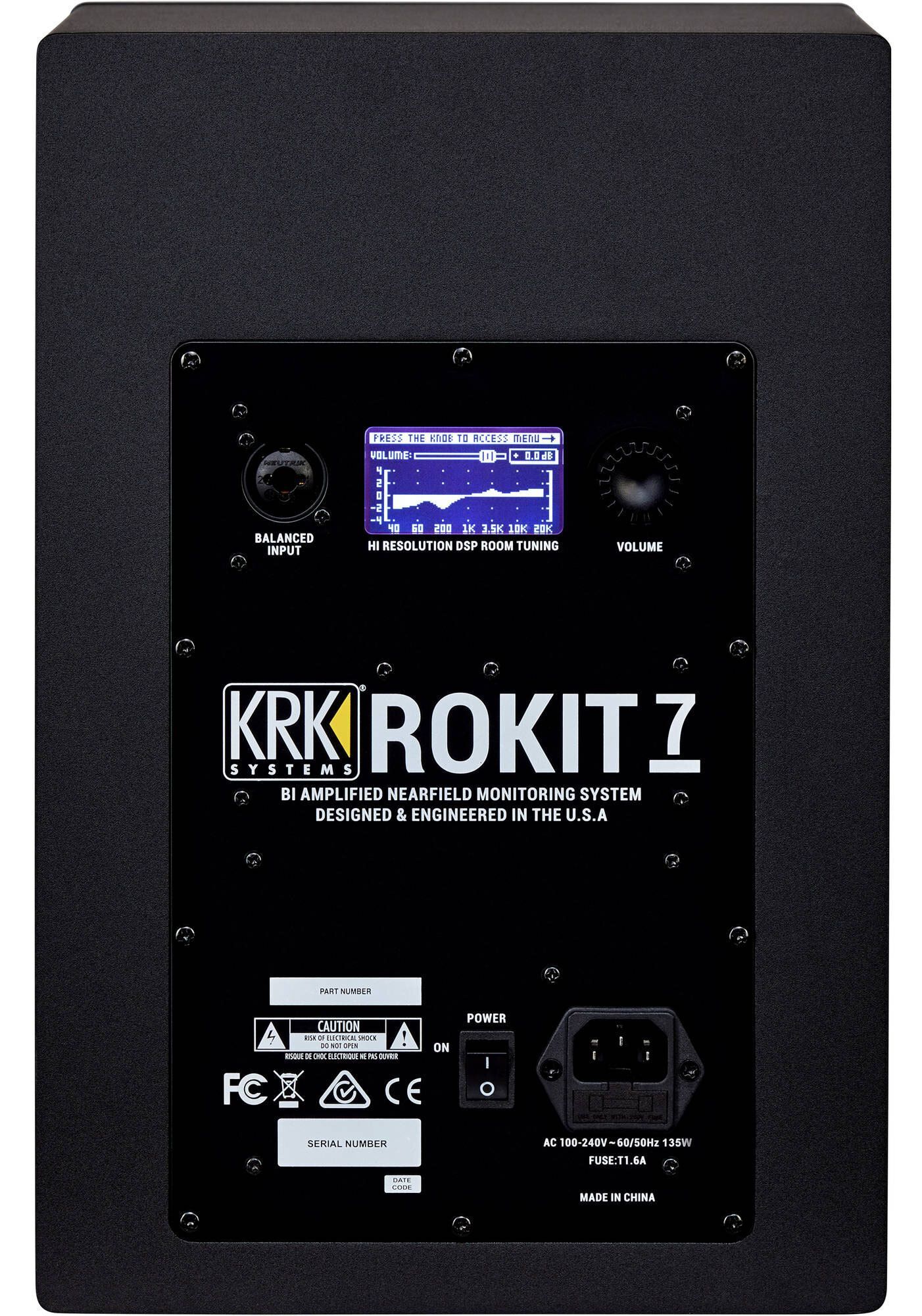 Напольная акустическая система KRK Rokit 7 G4 1 колонка черный