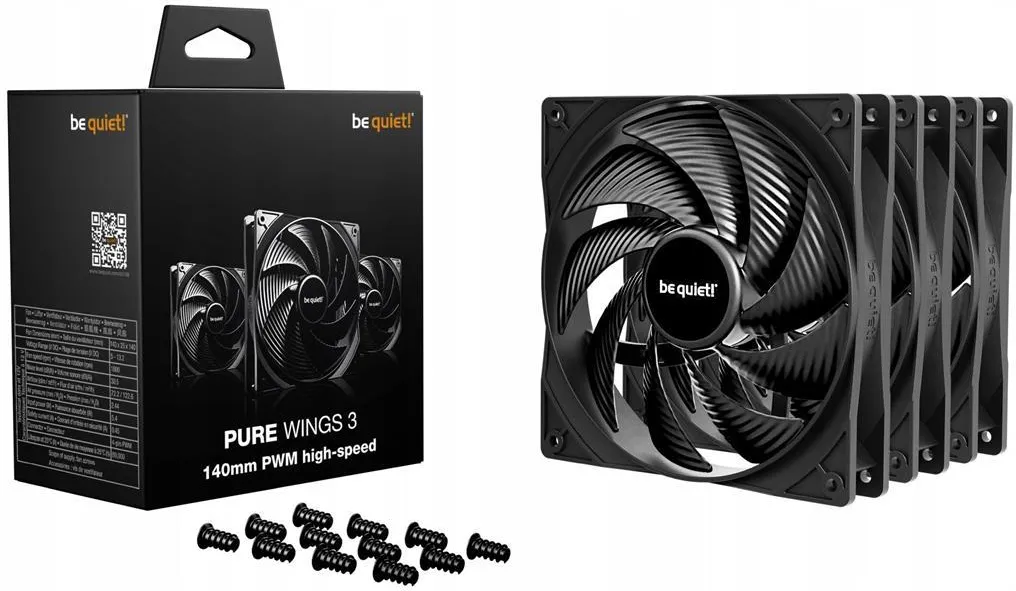 Кулер для корпуса Be Quiet! Pure Wings 3 140mm PWM High-Speed