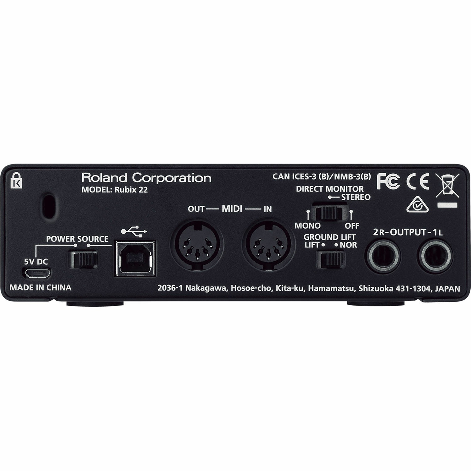 Внешняя звуковая карта Roland Rubix22