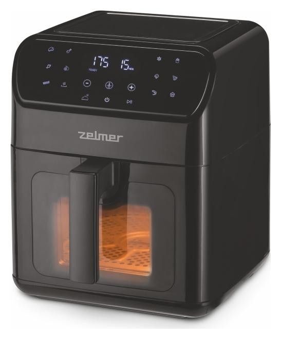 Аэрогриль Zelmer ZAF6500 1500 Вт 6,5 л, черный
