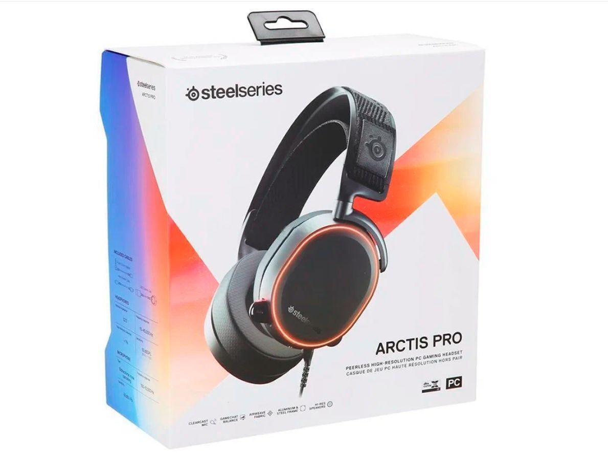 Компьютерная гарнитура SteelSeries Arctis Pro USB, черный