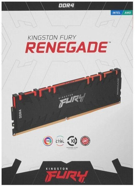 Оперативная память Kingston Fury Renegade RGB KF436C16RB1AK2/32 DDR4 - 2x 16ГБ 3600МГц, DIMM, Ret