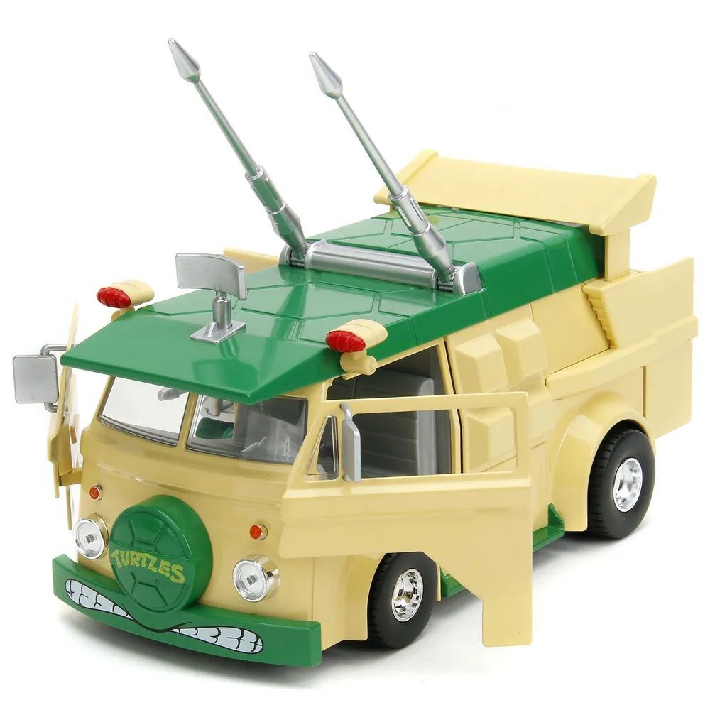 Комплект Jada Toys Teenage Mutant Ninja Turtles - Hollywood Rides - Donatello & Party Wagon (7 см, 1:24) 34529