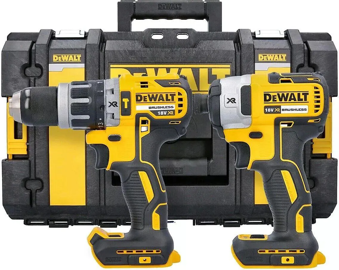 Набор из 2-х аккумуляторных инструментов (дрель и винтоверт) DeWalt DCK266NT, без АКБ и ЗУ, в кейсе TSTAK