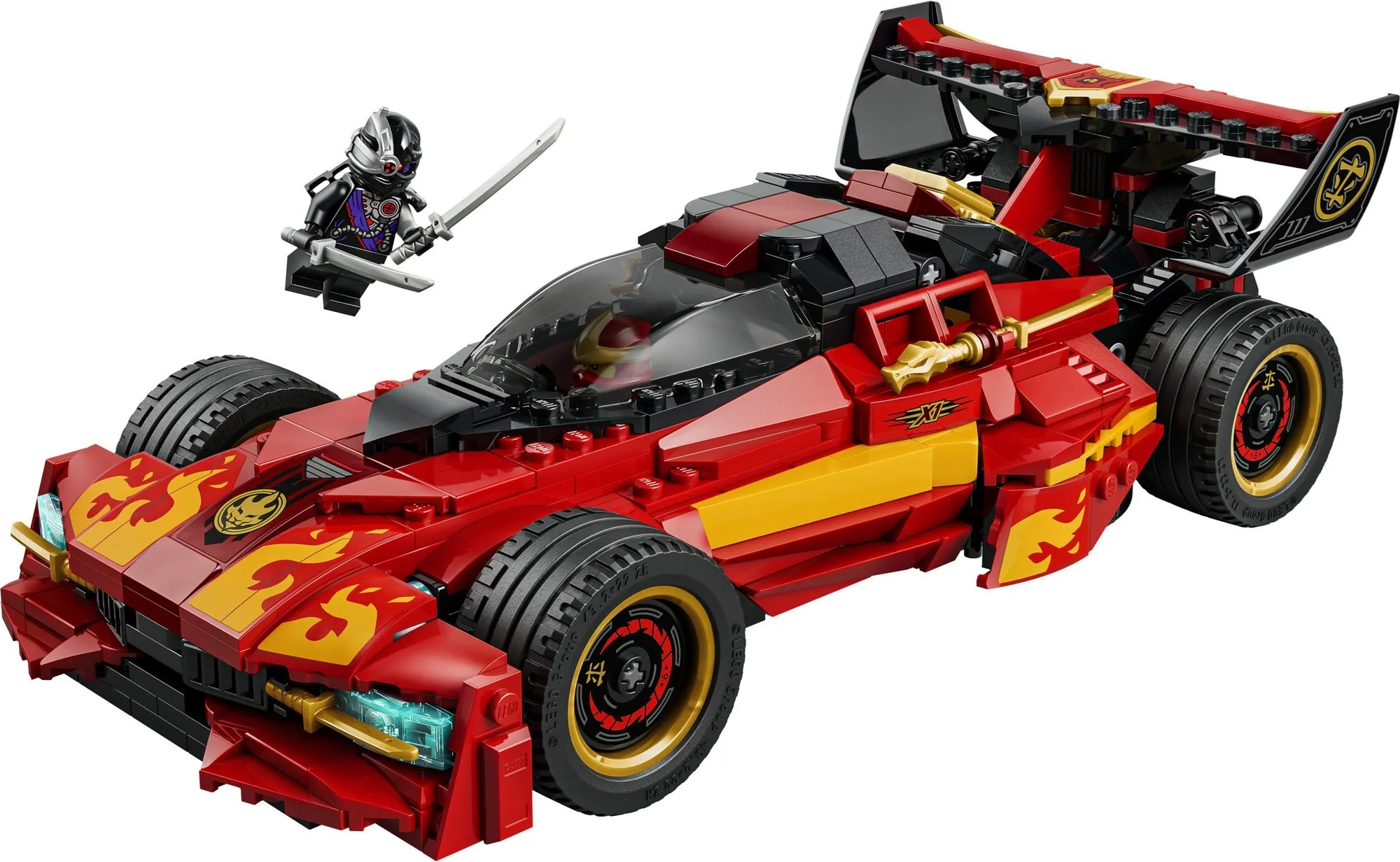 Конструктор LEGO NINJAGO 71867 Ниндзя-преследователь X-1 — 15-летие