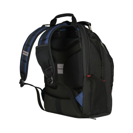 Городской рюкзак WENGER Ibex 17" с отделением для ноутбука, черный/синий
