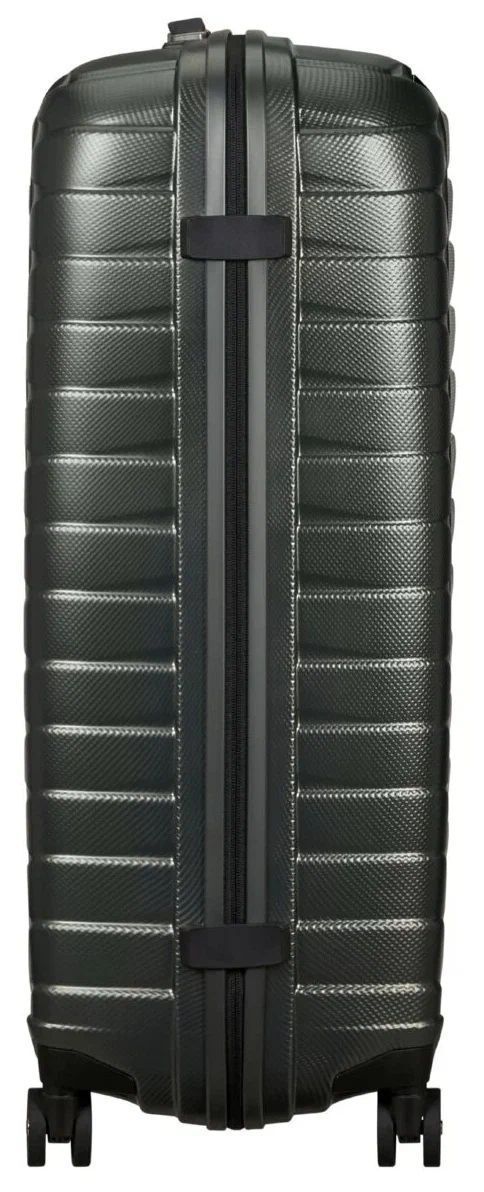 Чемодан Samsonite Proxis 75 см, полипропилен, адресная бирка, 98 л, размер L, зеленый