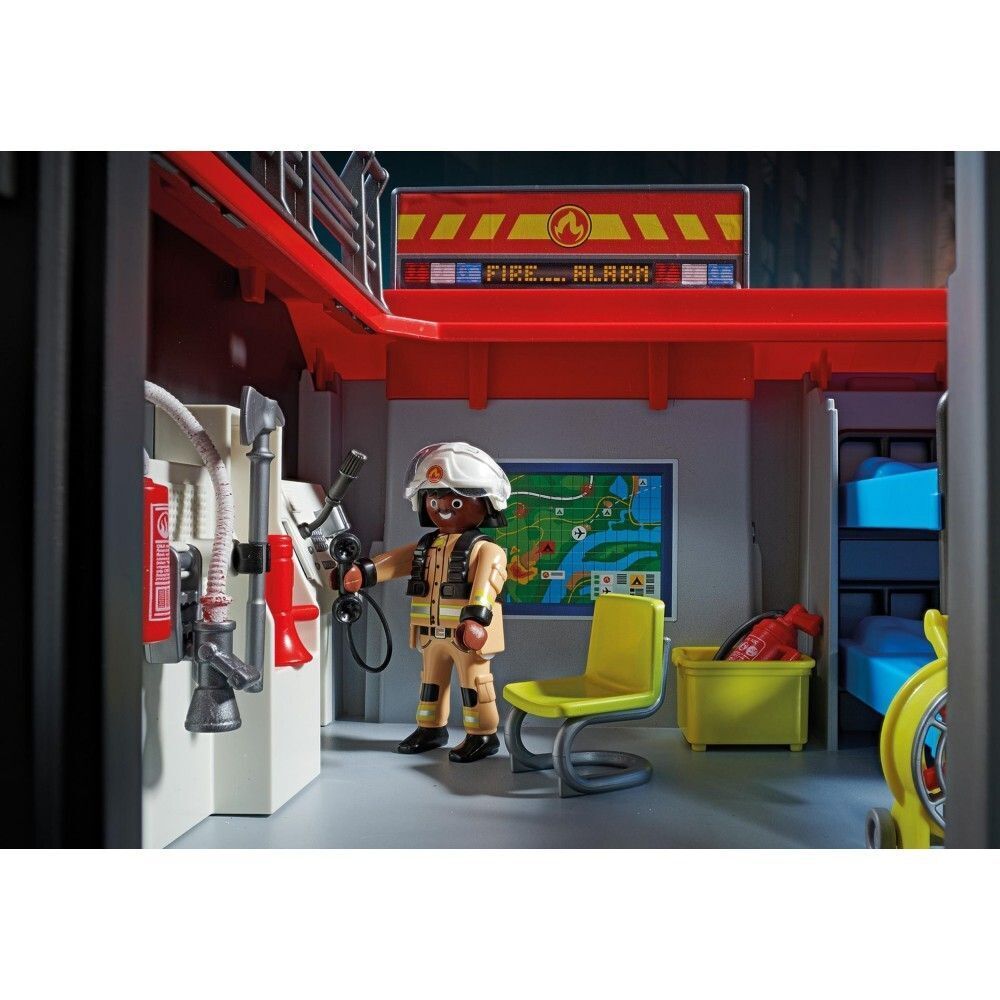 Игровой набор Playmobil 71193 City Action Пожарная станция