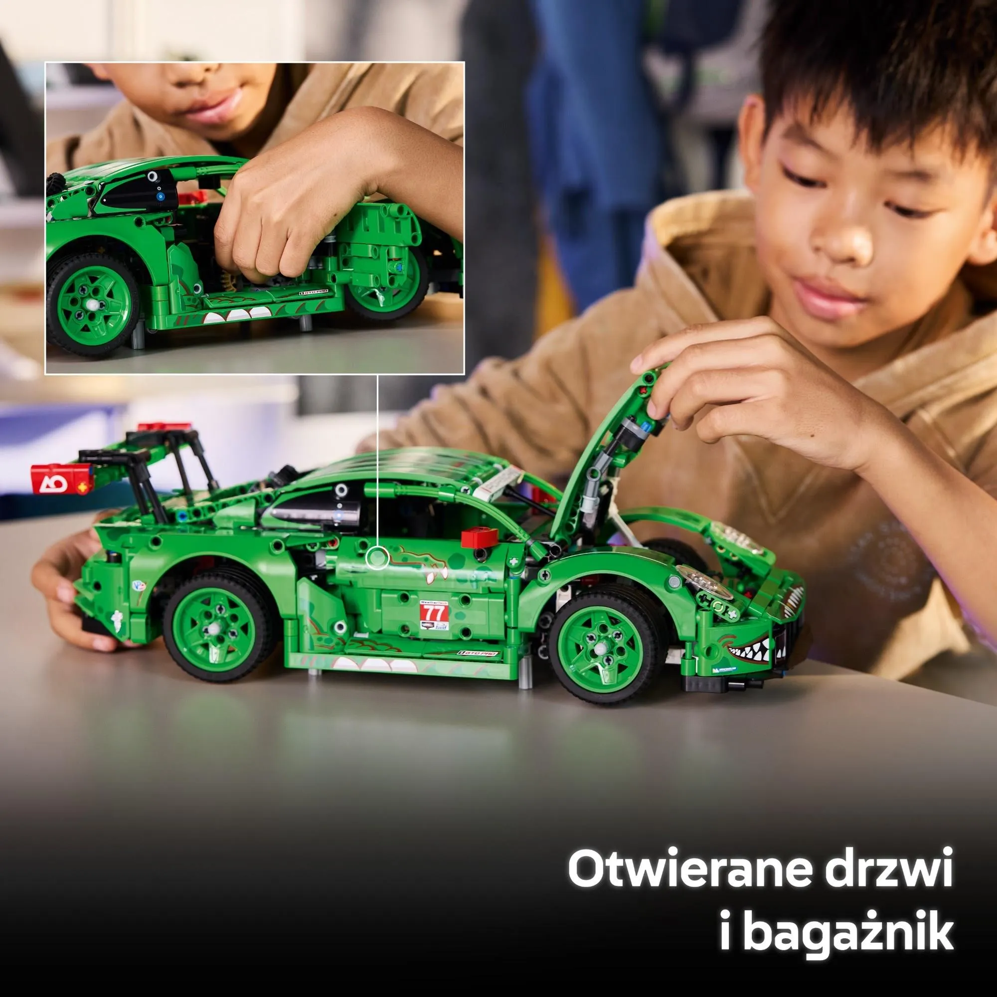 Конструктор LEGO Technic 42224 Porsche 911 GT3 R «Rexy» AO Racing