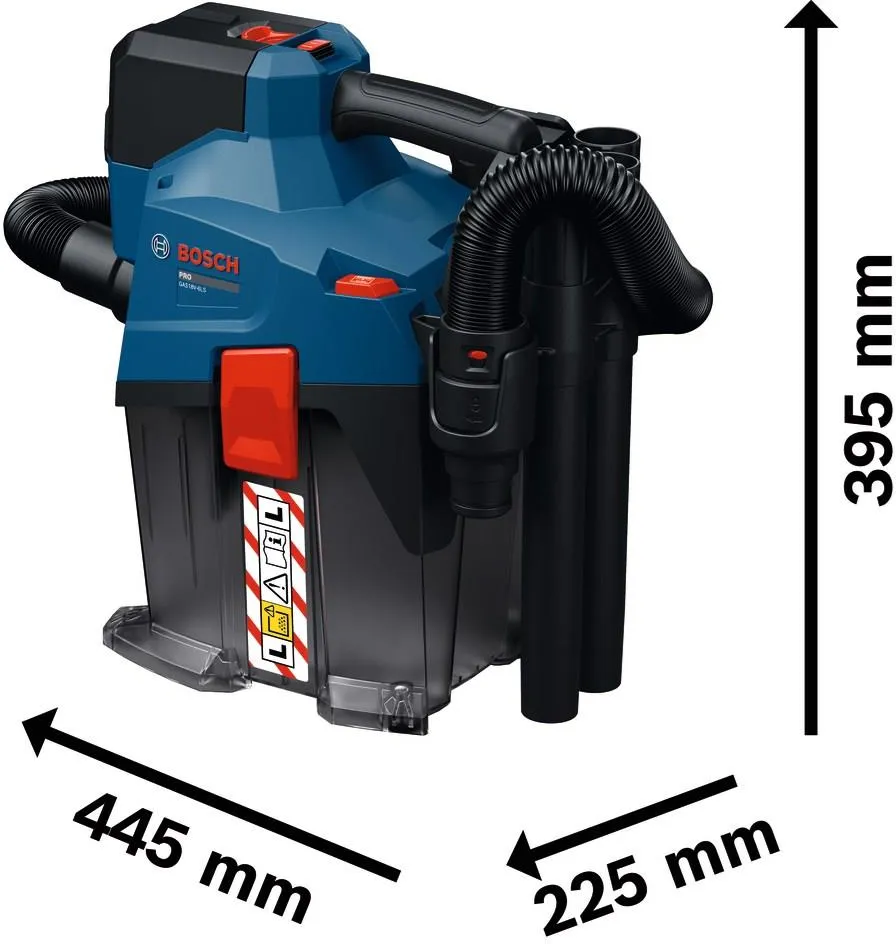 Аккумуляторный пылесос класса L Bosch GAS 18V-6 LS Professional 06019K2100