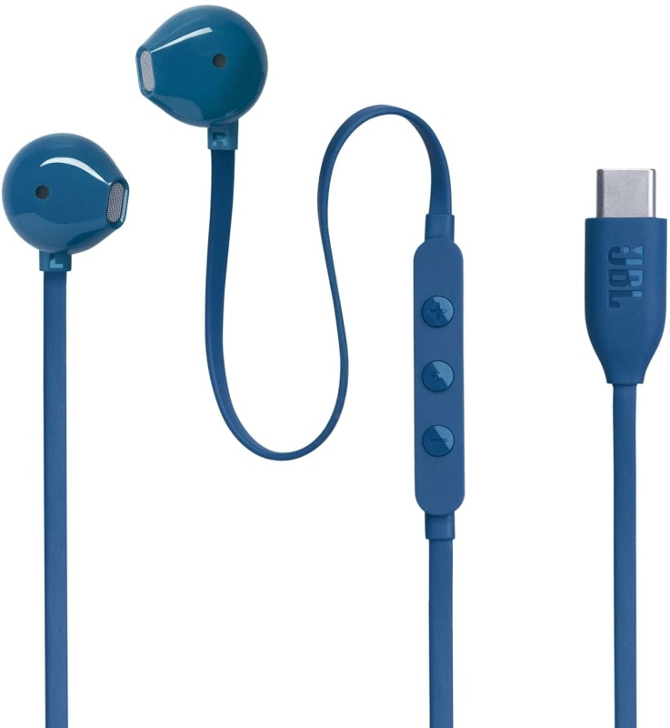 Проводные наушники JBL Tune 305C USB-C (JBLT305CBLU), синий