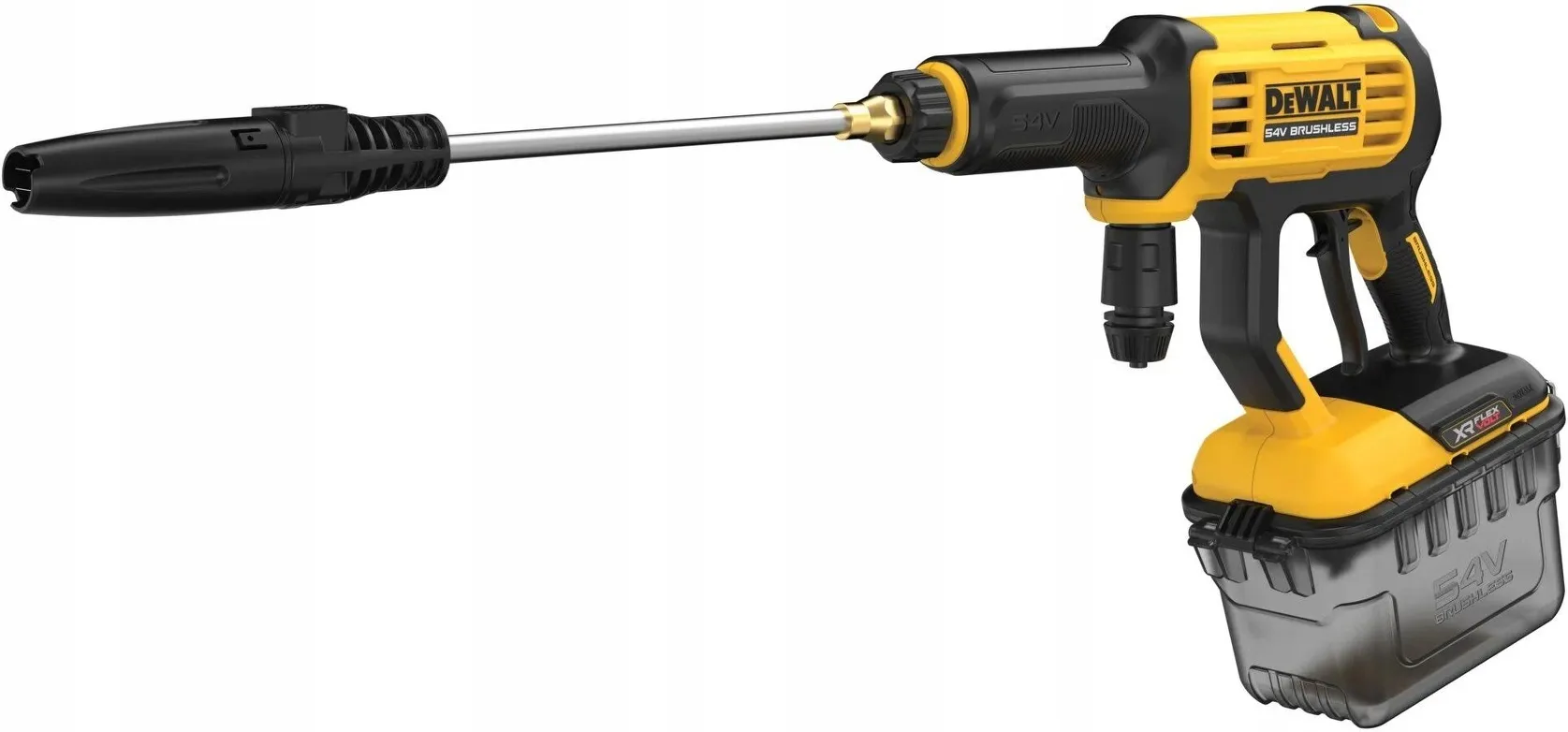 Аккумуляторная мойка высокого давления DeWalt DCMPW1000N FlexVolt 54В, без АКБ и ЗУ